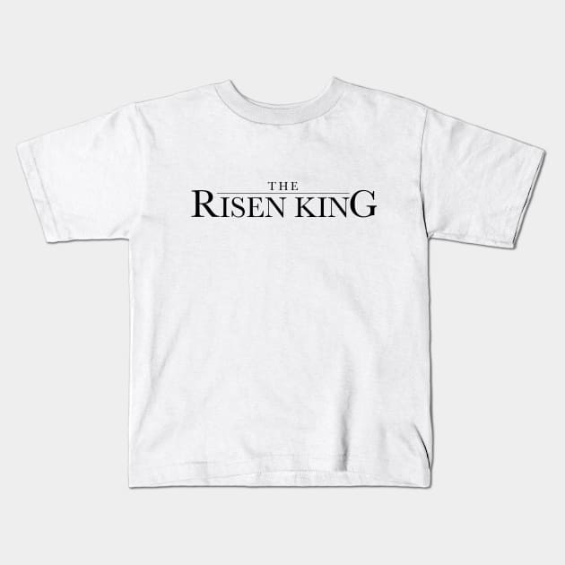 The Risen King Kids T-Shirt by Morg City